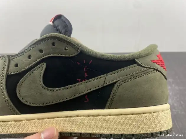 Cheap LOW TRAVIS SCOTT SP 'BLACK DM7866-002 OLIVE' AIR JORDAN OG X 1 0525